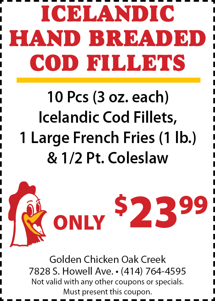 Specials/Coupons goldenchickenoc